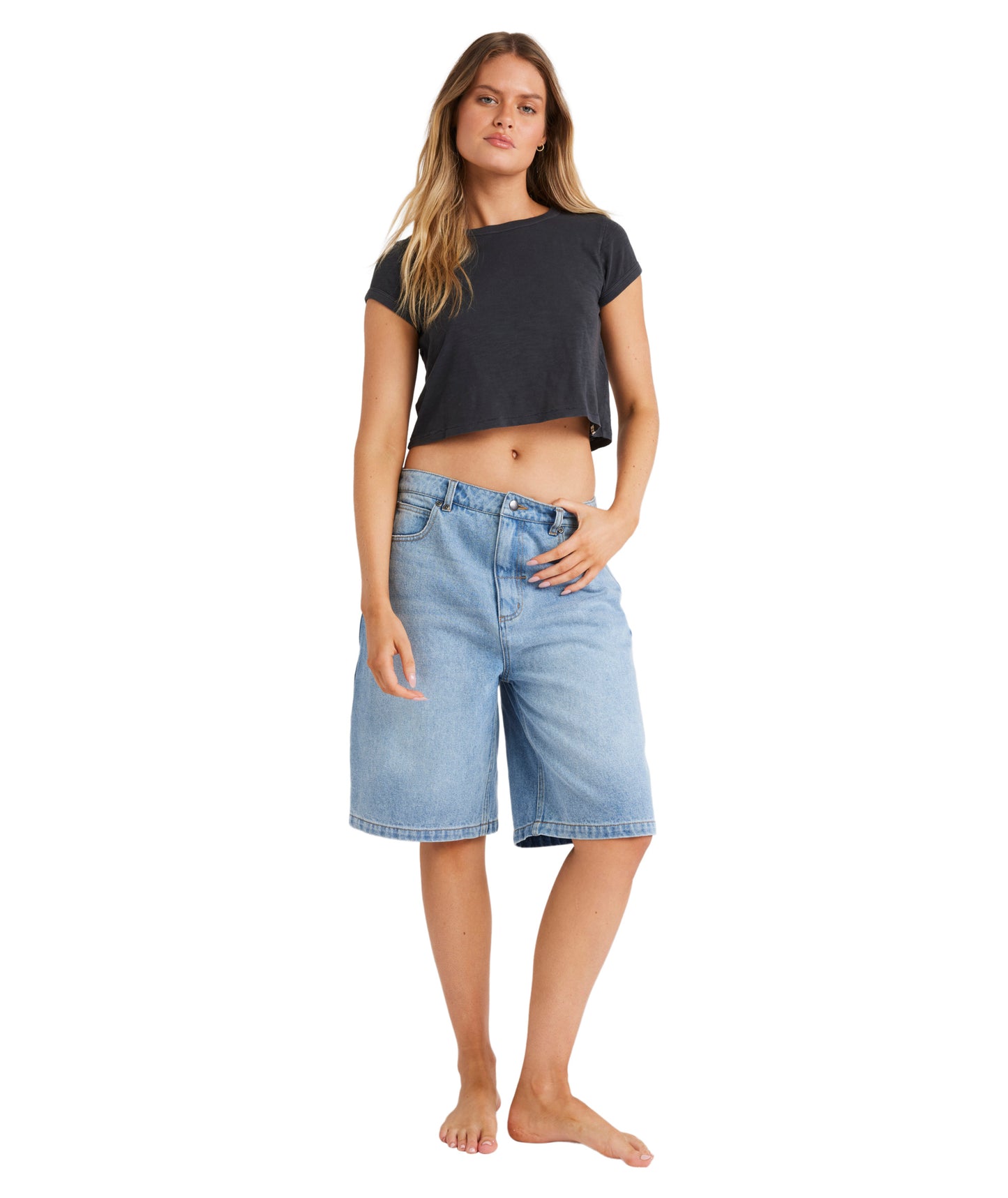 Billabong Stevie Short - Faded Indigo Fray