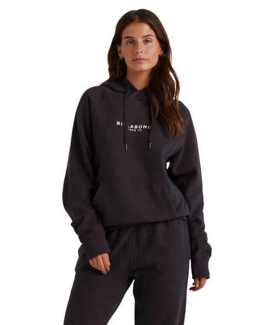 Billabong Society Pop Hood - Black Sands