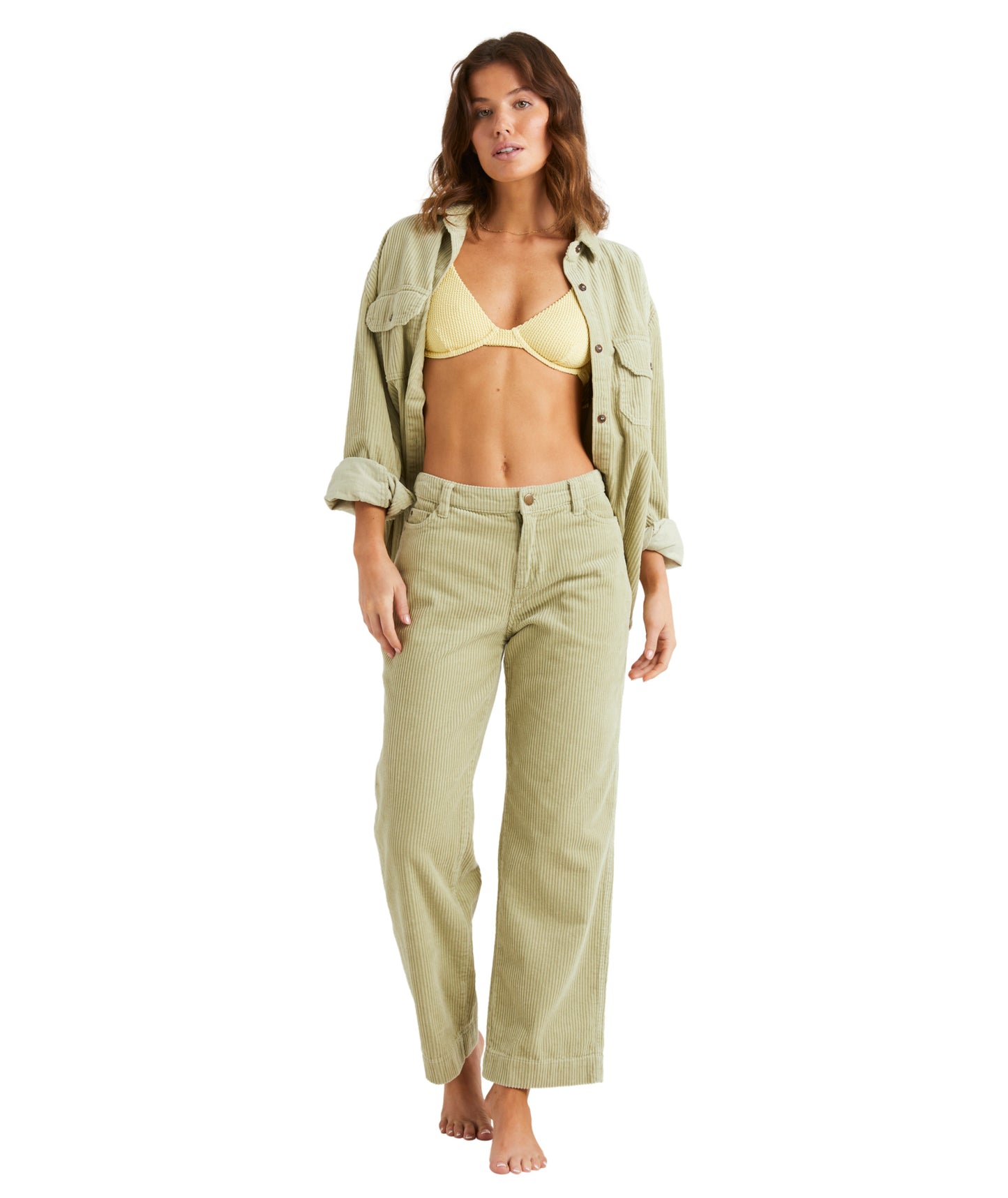 Billabong Groove On Pant - Light Avocado