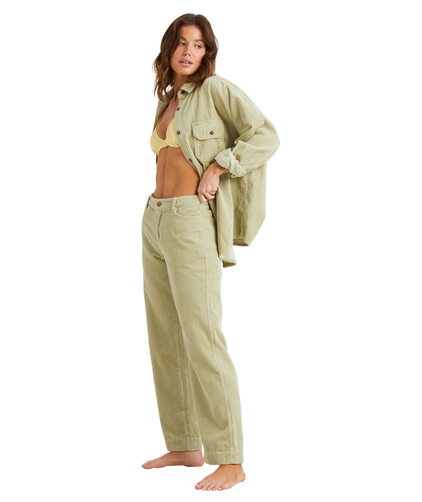 Billabong Groove On Pant - Light Avocado