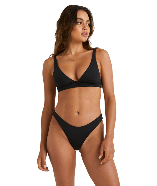 Billabong Sol Searcher Elongated Tri Bikini Top - Black