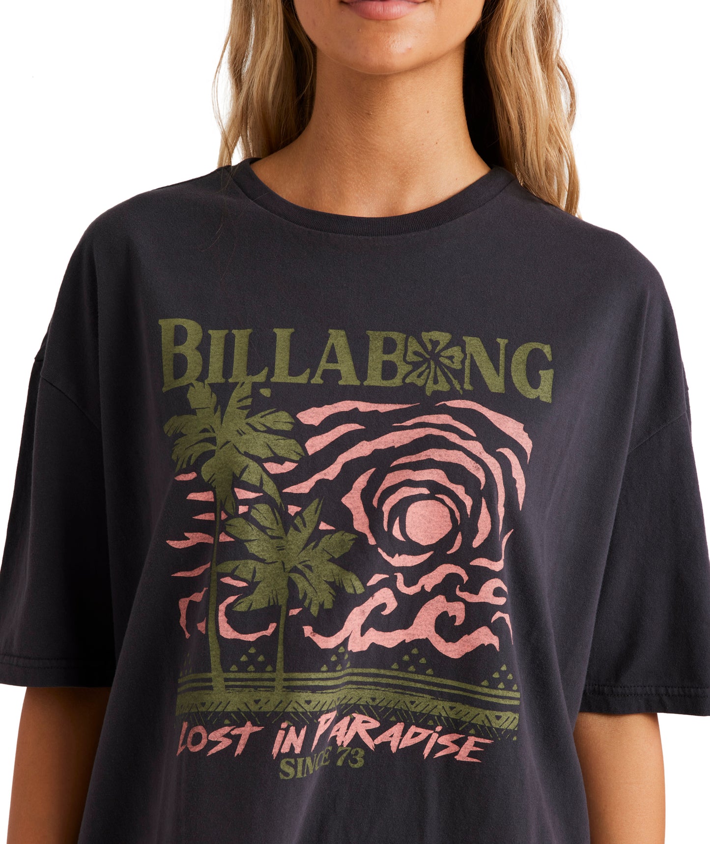 Billabong Spiral Sun Tee - Off Black