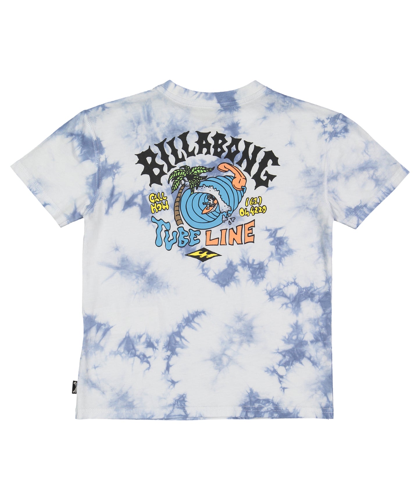 Billabong Groms Tube Line Tee - White