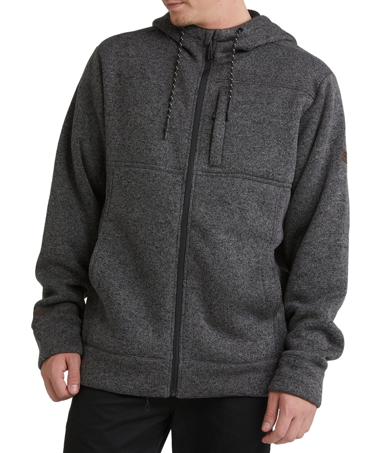 Billabong Boundary Sherpa Zip Jacket - Black Heather