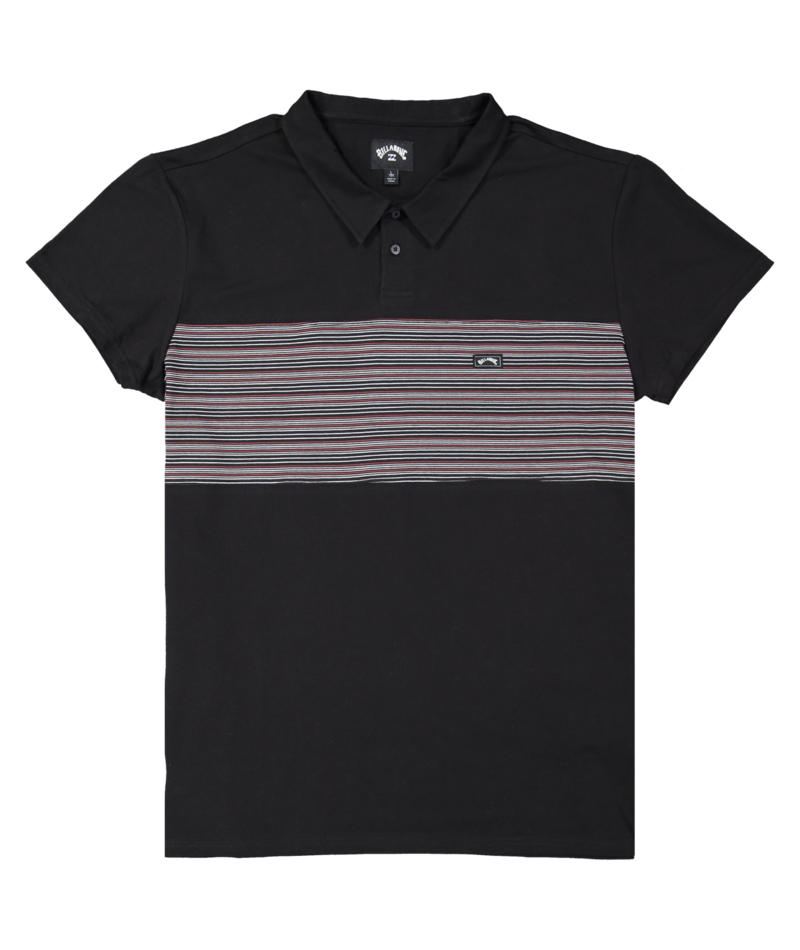 Billabong Banded Die Cut Polo - Black