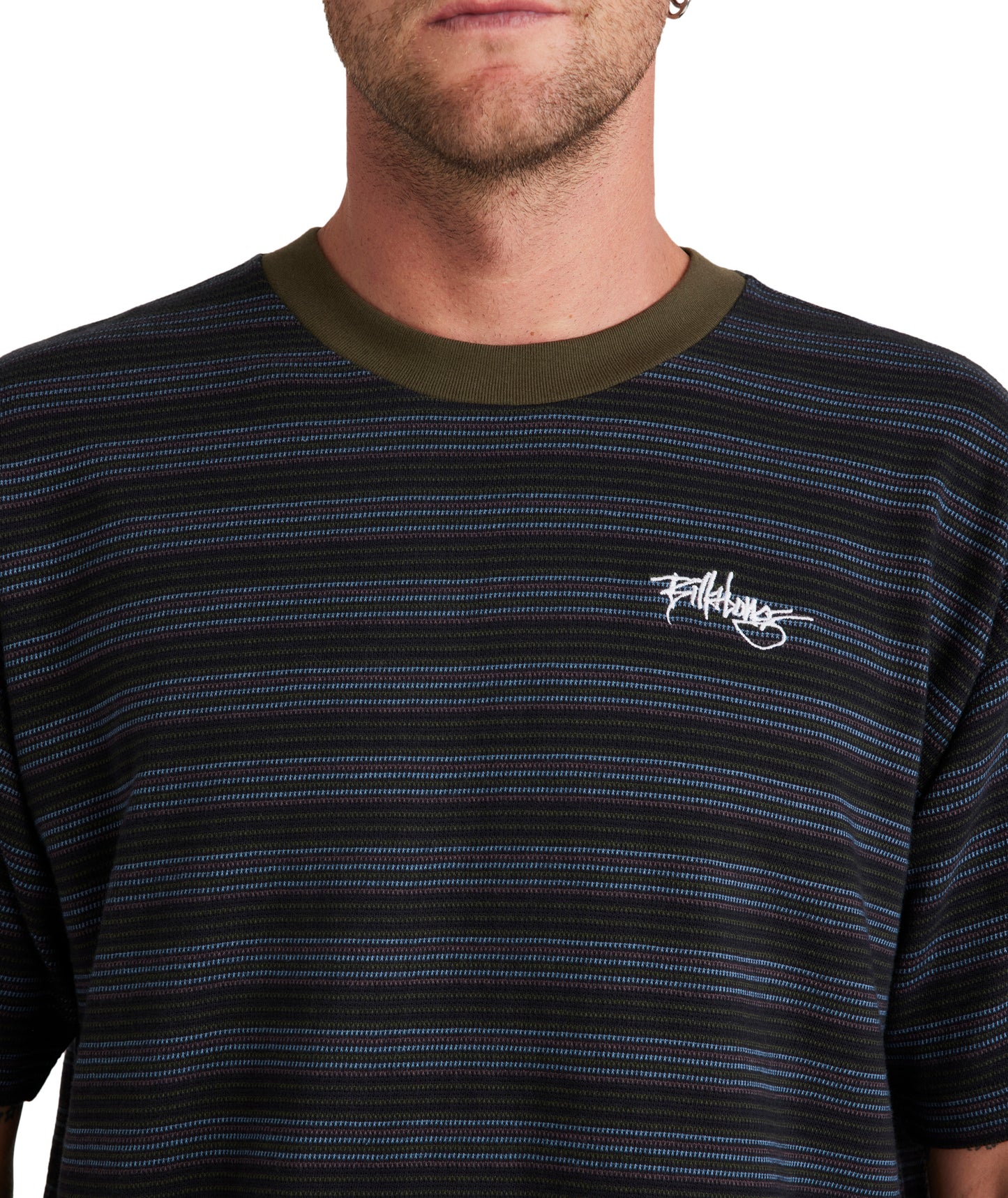 Billabong Absense Stripe Tee - Black