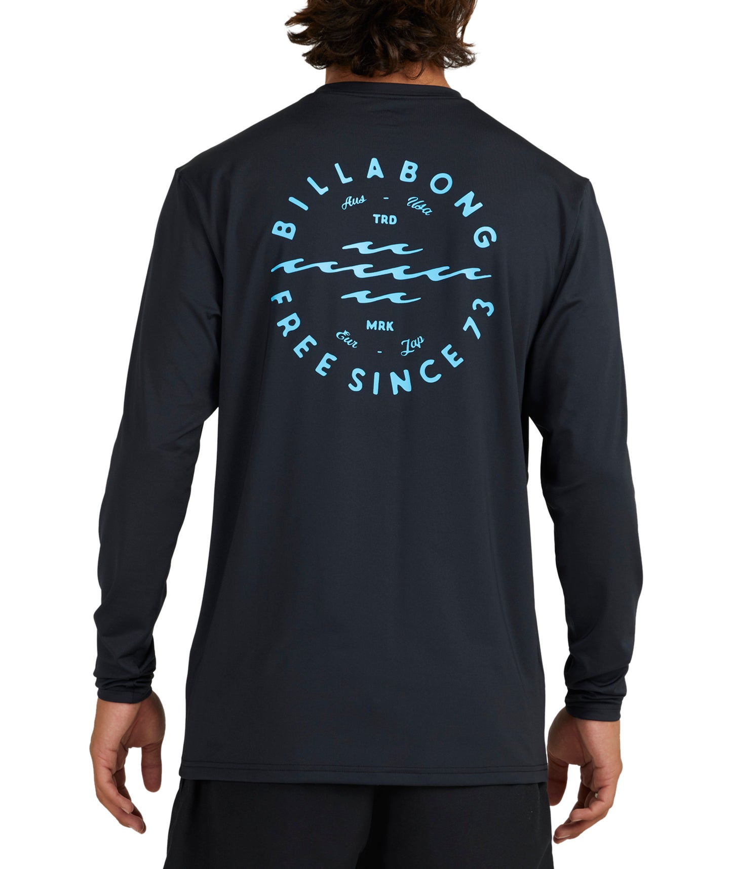 Billabong Big Wave Daz LF LS Rashguard - Black