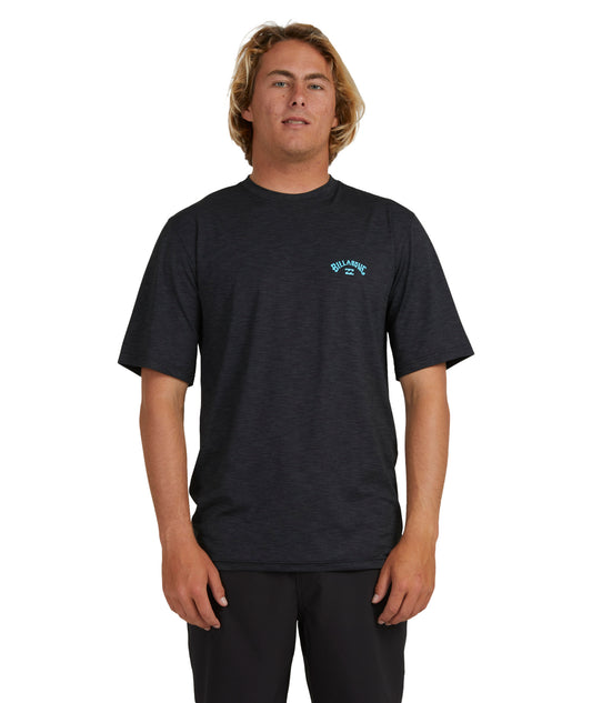 Billabong Shoreline LF SS Surf Tee - Black Heather