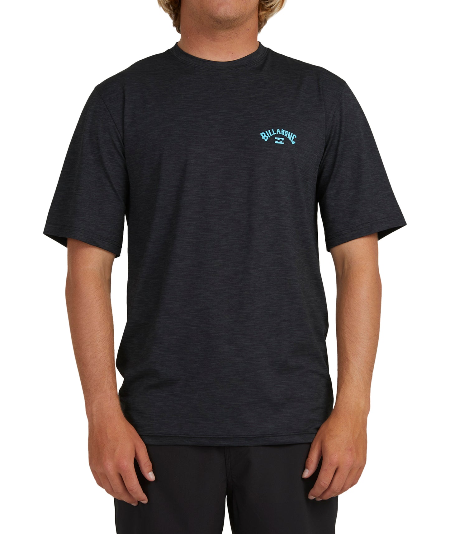 Billabong Shoreline LF SS Surf Tee - Black Heather