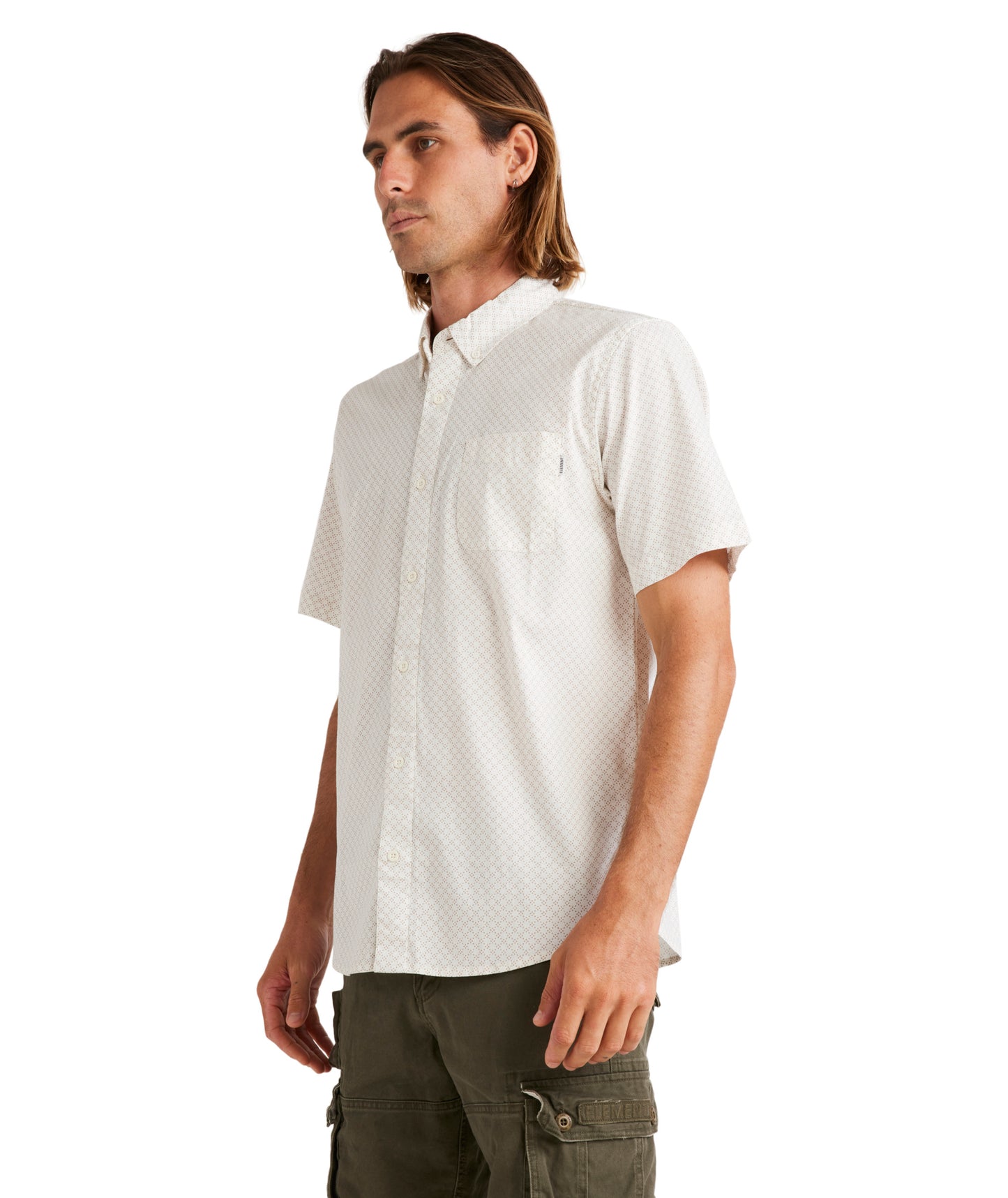 Element Beyond Short Sleeve Shirt - Egret