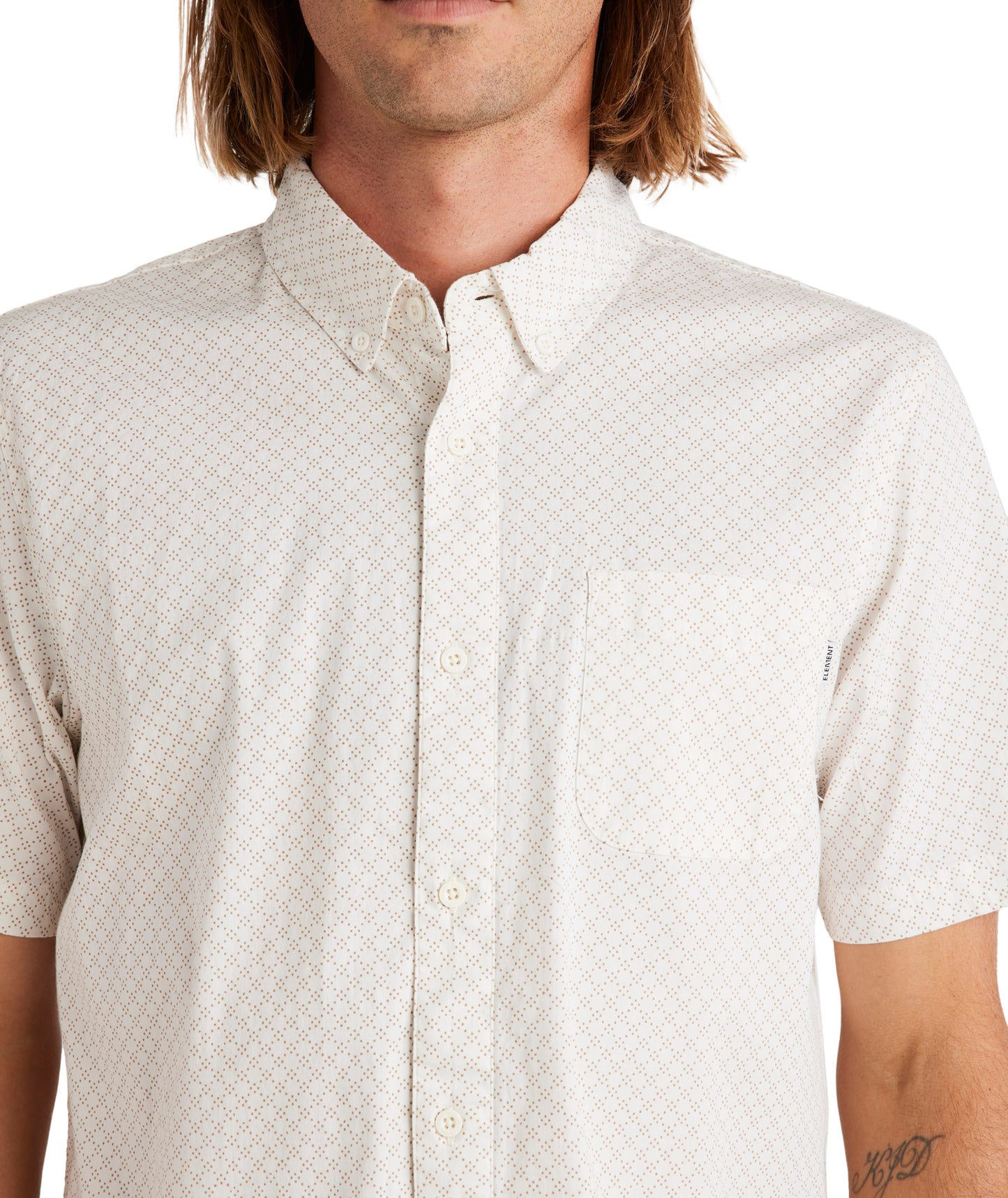 Element Beyond Short Sleeve Shirt - Egret