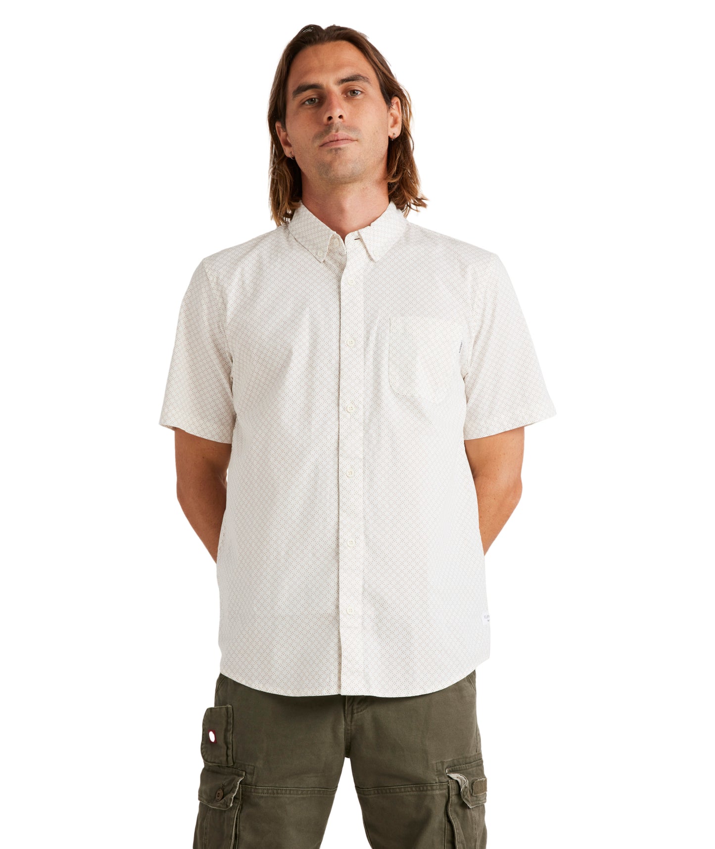 Element Beyond Short Sleeve Shirt - Egret