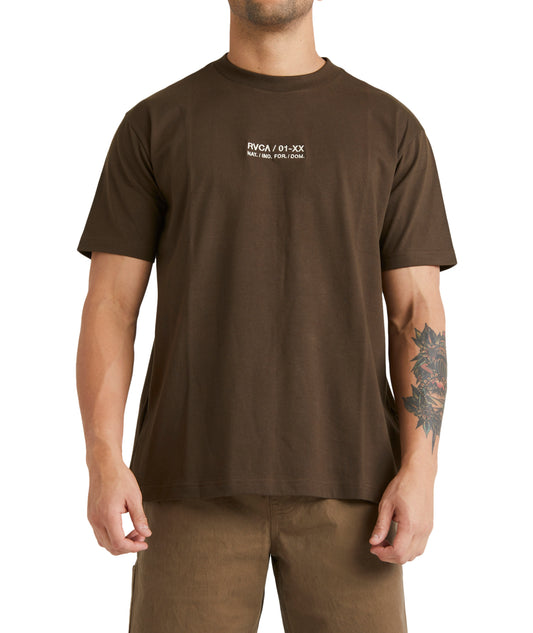 RVCA Circle Tee - Chocolate