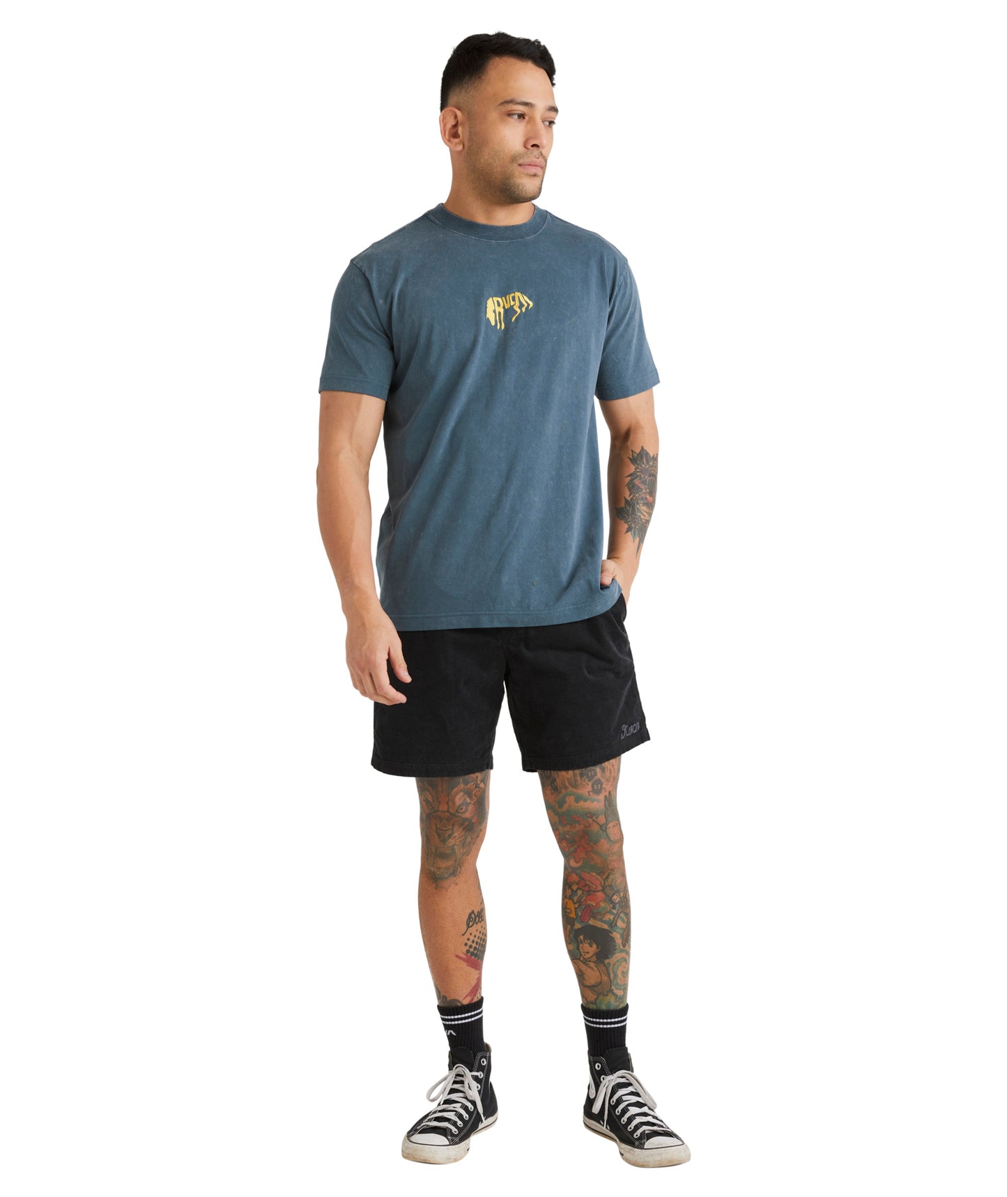 RVCA Buck Tee - Duck Blue