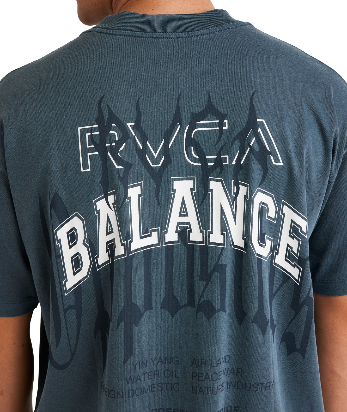 RVCA Drip Tee - Petrol Blue