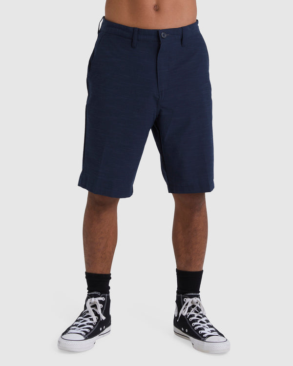 Billabong Crossfire Slub Submersible Shorts 21" - Navy