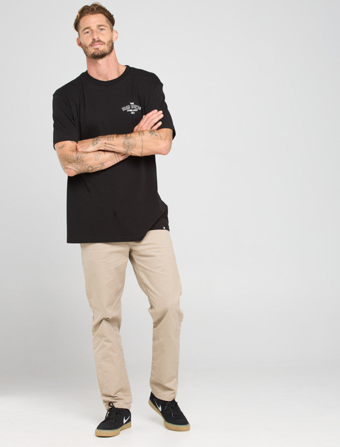 The Mad Hueys Anchor Wheel SS Tee - Black