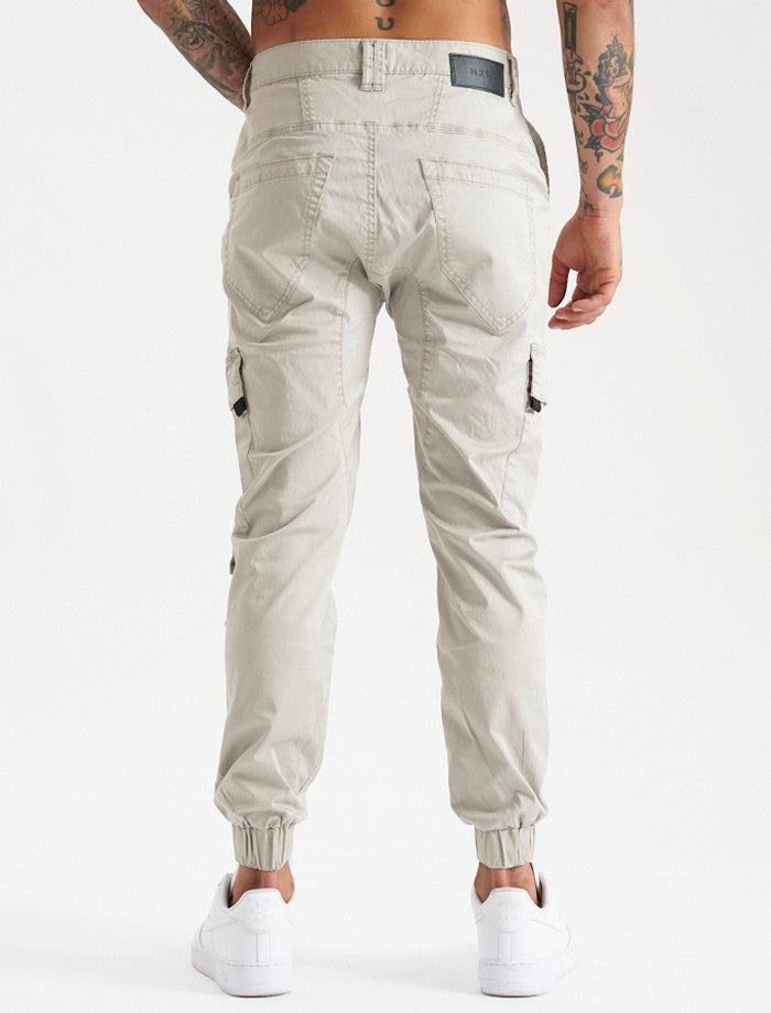 Nena And Pasadena F100 Cargo Jogger - Stone