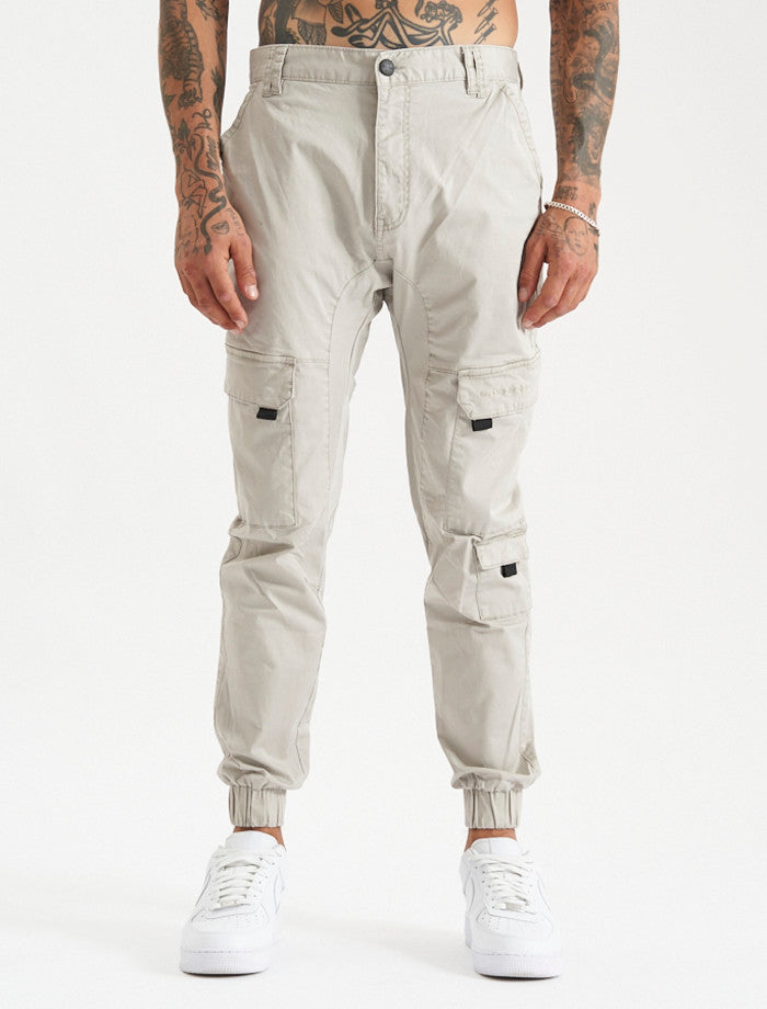 Nena And Pasadena F100 Cargo Jogger - Stone