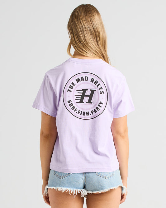 The Mad Hueys H Series Womens Tee - Baby Lilac