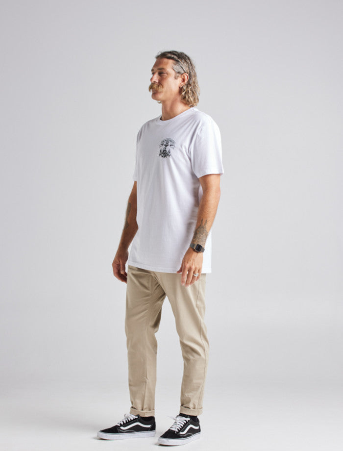 The Mad Hueys, Hueys Anchor Tee - White