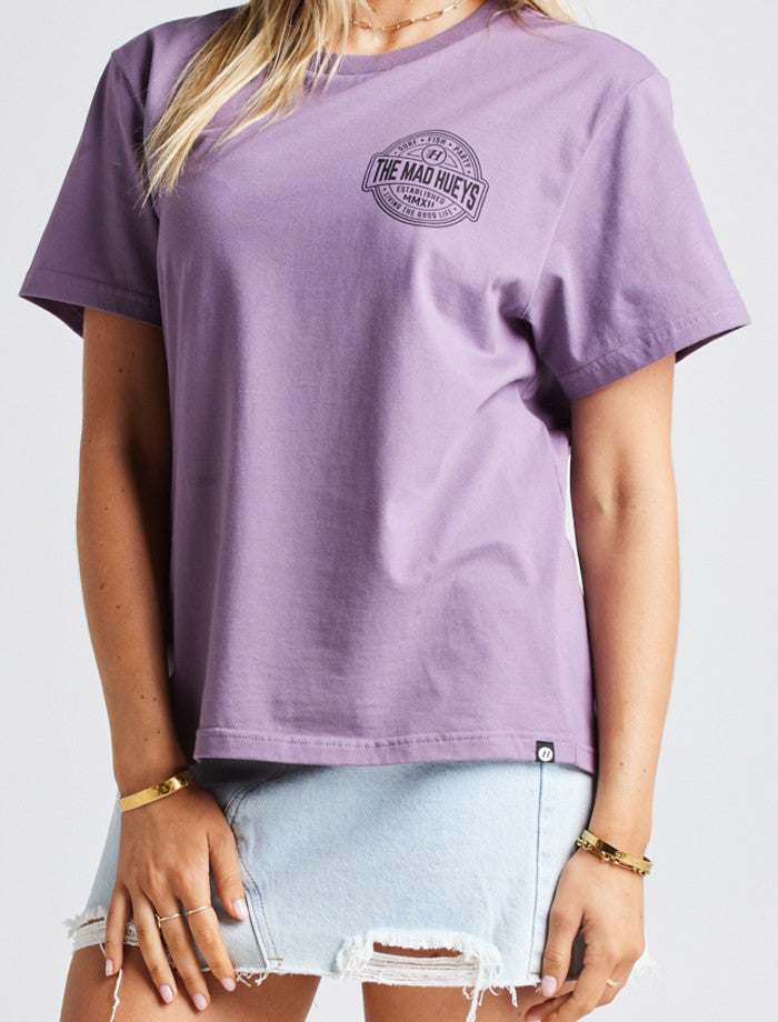 The Mad Hueys, Hueys Life Tee - Grape