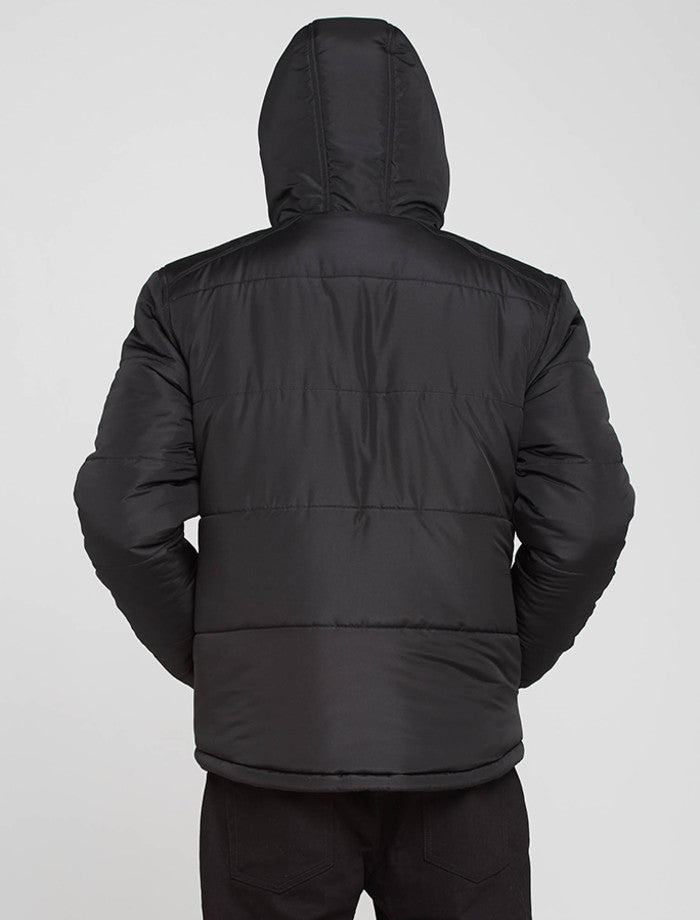 The Mad Hueys Hurricane Puffer Jacket - Black