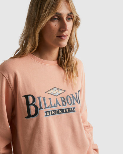 Billabong Surfed Out Fleece - Peach Bloom