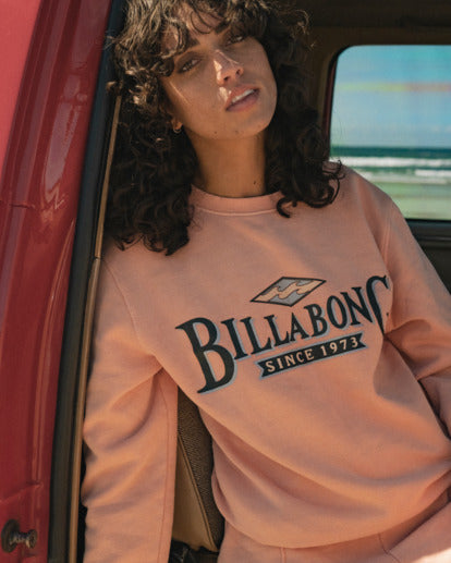 Billabong Surfed Out Fleece - Peach Bloom