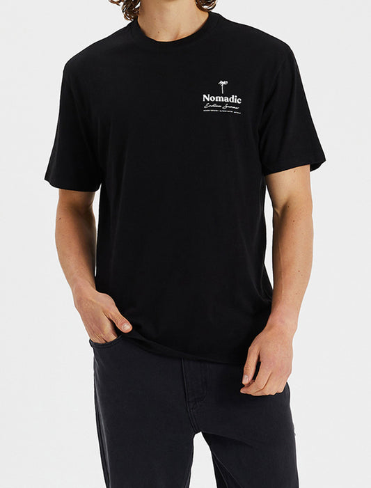 Nomadic Paradise Innovator Relaxed Tee - Anthracite Black