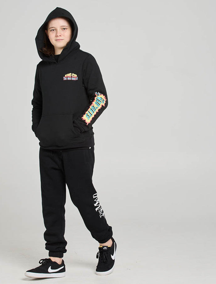 The Mad Hueys King Cod Youth Pullover - Black