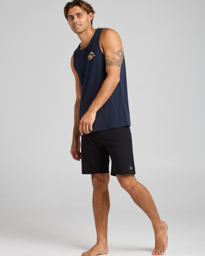 The Mad Hueys Master Baiters Tank - Navy