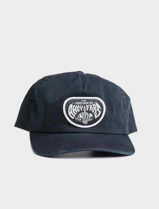 The Mad Hueys Metal Ahoy Fkrs Unstructered Cap - Black