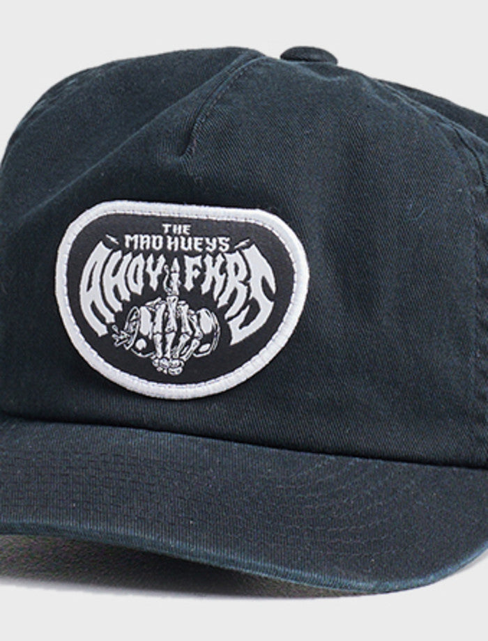 The Mad Hueys Metal Ahoy Fkrs Unstructered Cap - Black