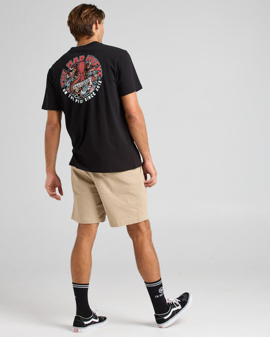 The Mad Hueys Octopissed Tee - Black