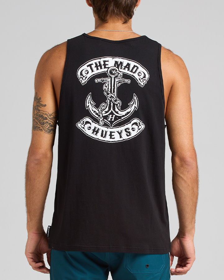 The Mad Hueys Skull Anchor Tank - Black