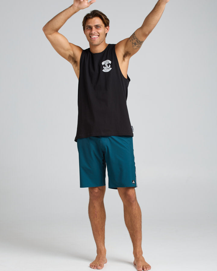 The Mad Hueys Skull Anchor Tank - Black