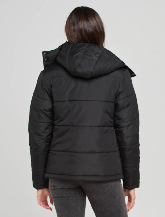 The Mad Hueys Speeding Hueys Puffer Jacket - Black