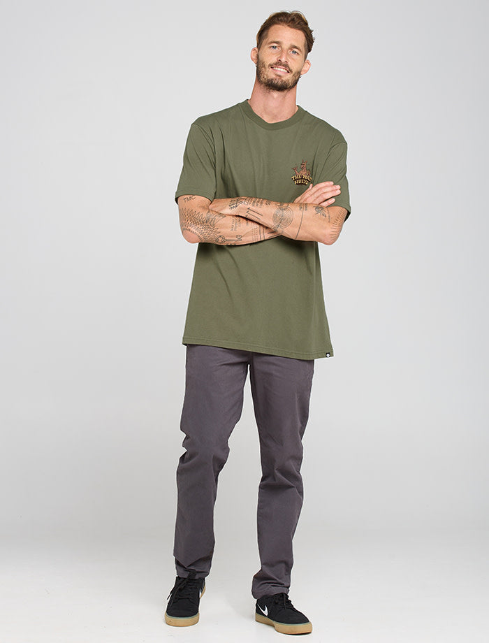 The Mad Hueys Still Lovin Every Minute SS Tee - Olive