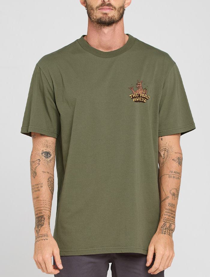 The Mad Hueys Still Lovin Every Minute SS Tee - Olive