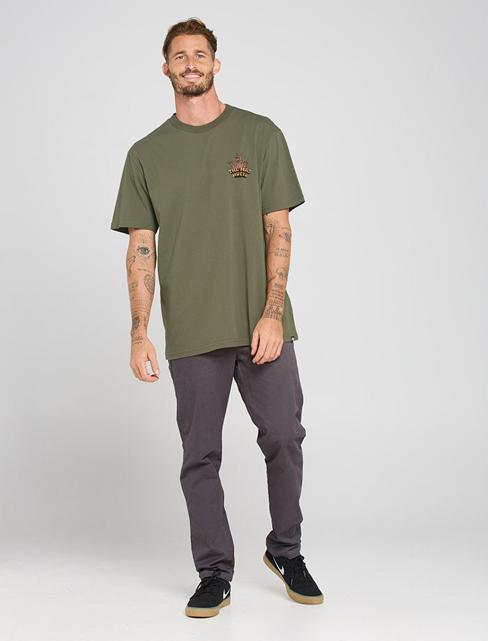 The Mad Hueys Still Lovin Every Minute SS Tee - Olive