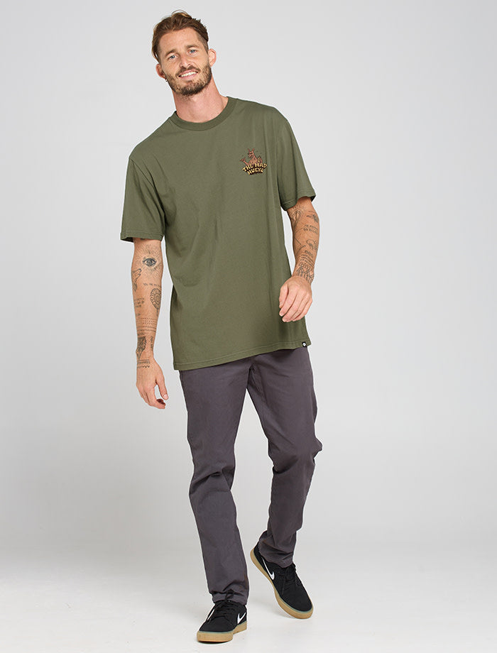 The Mad Hueys Still Lovin Every Minute SS Tee - Olive