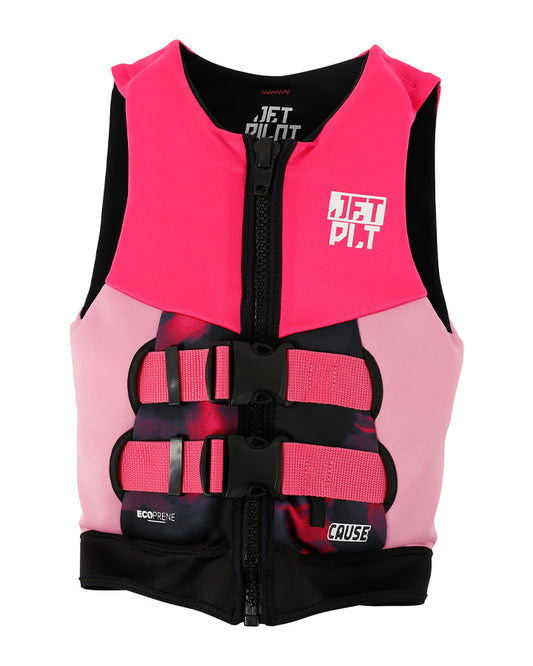 Jetpilot The Cause Youth Neo Life Jacket - Pink