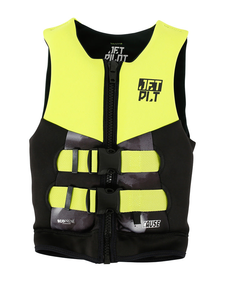 Jetpilot The Cause Youth Neo Life Jacket - Yellow Level 50