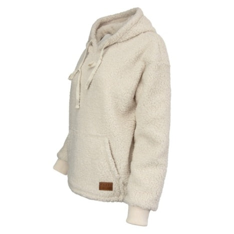 Carve Jasper Girls Pullover Hoodie - Natural Beige