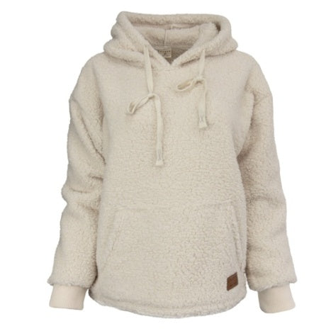 Carve Jasper Girls Pullover Hoodie - Natural Beige