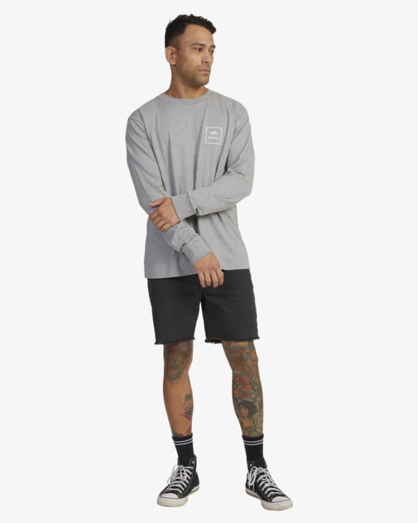 RVCA VA All The Ways LS Tee - Grey Marle