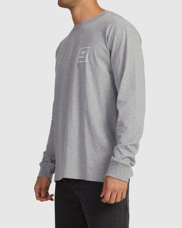 RVCA VA All The Ways LS Tee - Grey Marle