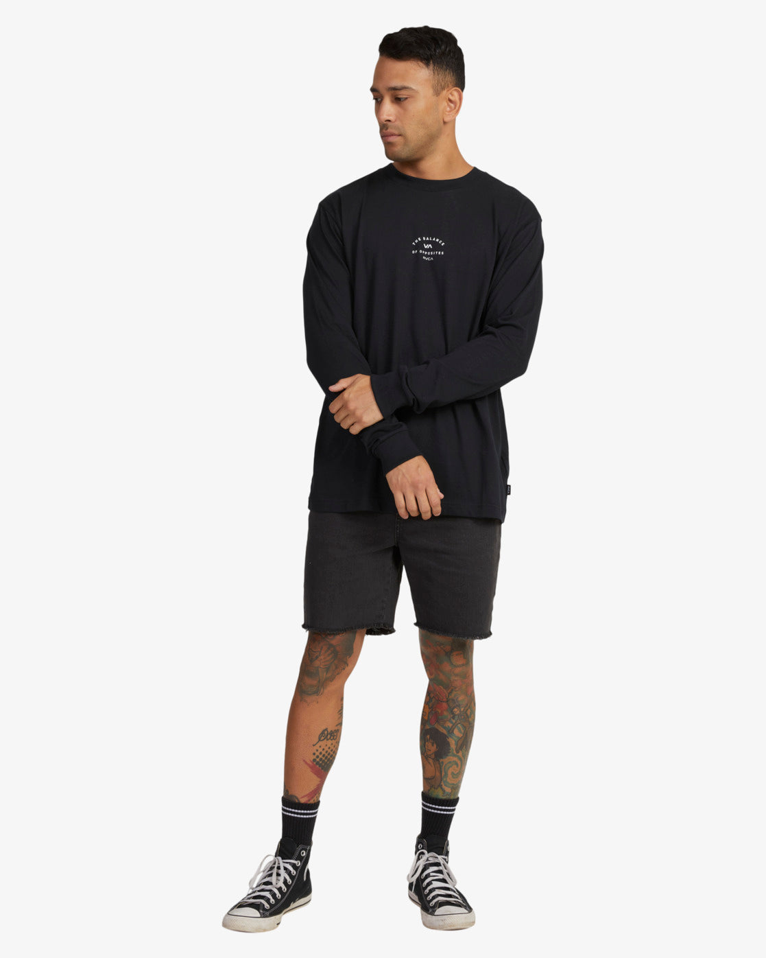 RVCA VA Arch LS Tee - Rvca Black