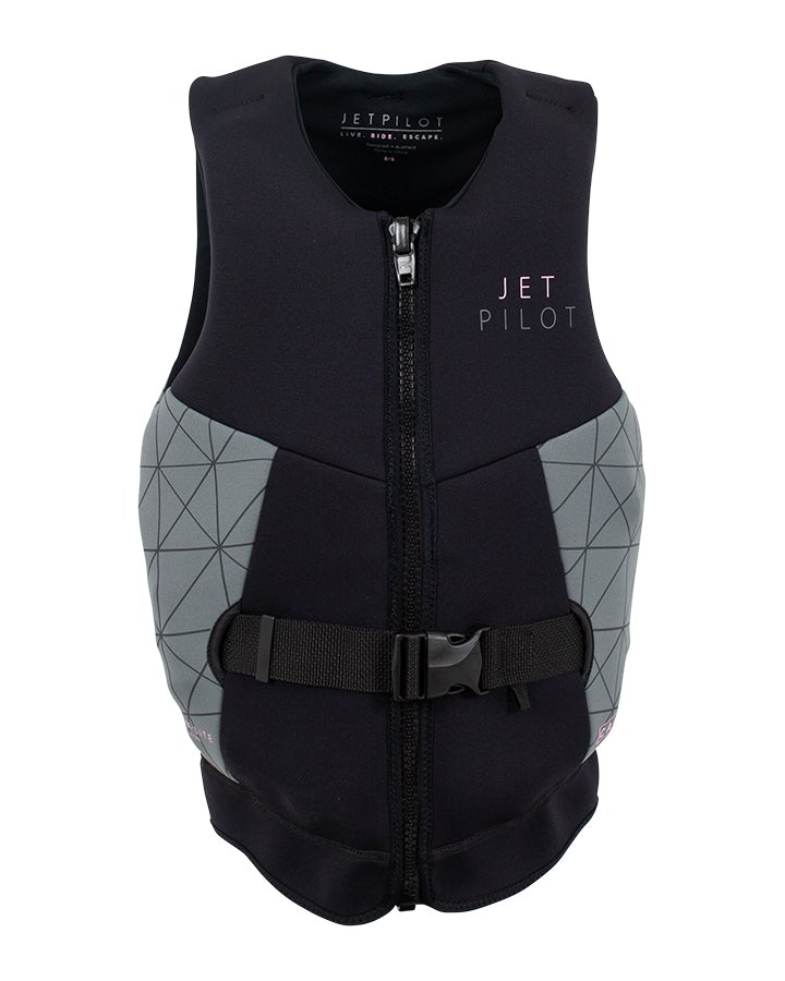 Jet Pilot Cause Ladies F/E Neo Vest - Black